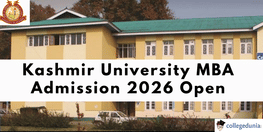 Kashmir University MBA Admission 2026 Open